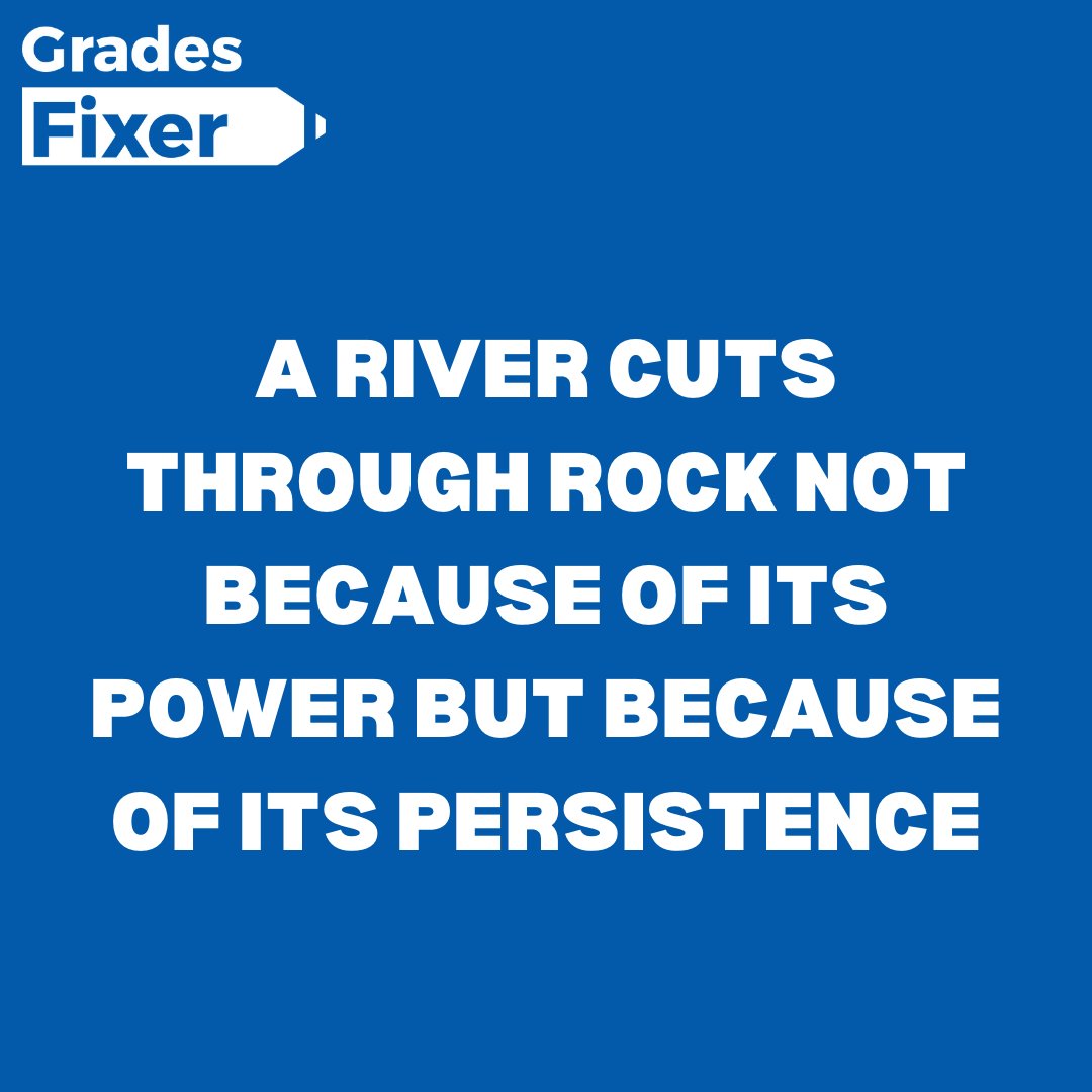 gradesfixer2020's tweet photo. 💭Mighty mountains and great rocks have been shaped by flowing of rivers and streams. 

#quoteoftheday #quote #quotes #quotestagram #quotesdaily #motivation #motivationalquotes #quotesaboutlife #studyquotes #studyquote #eduquotes #eduquote #followback https://t.co/rQGhtWfflZ