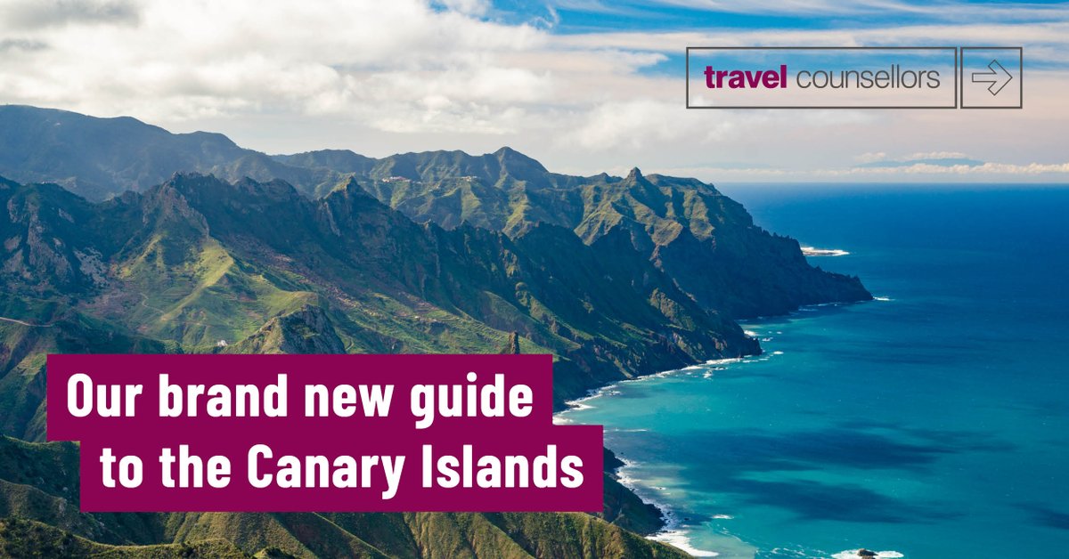 TCworldwide's tweet photo. Welcome to our brand new guide to the Canary Islands.

Get in touch with your Travel Counsellor for enquiries for travel now and right through 2022.

https://t.co/PYCMoSTe8G

#canaryislands #grancanaria #tenerife #fuerteventura #lanzarote #islandlife #visitspain https://t.co/bI1FjkLVtV
