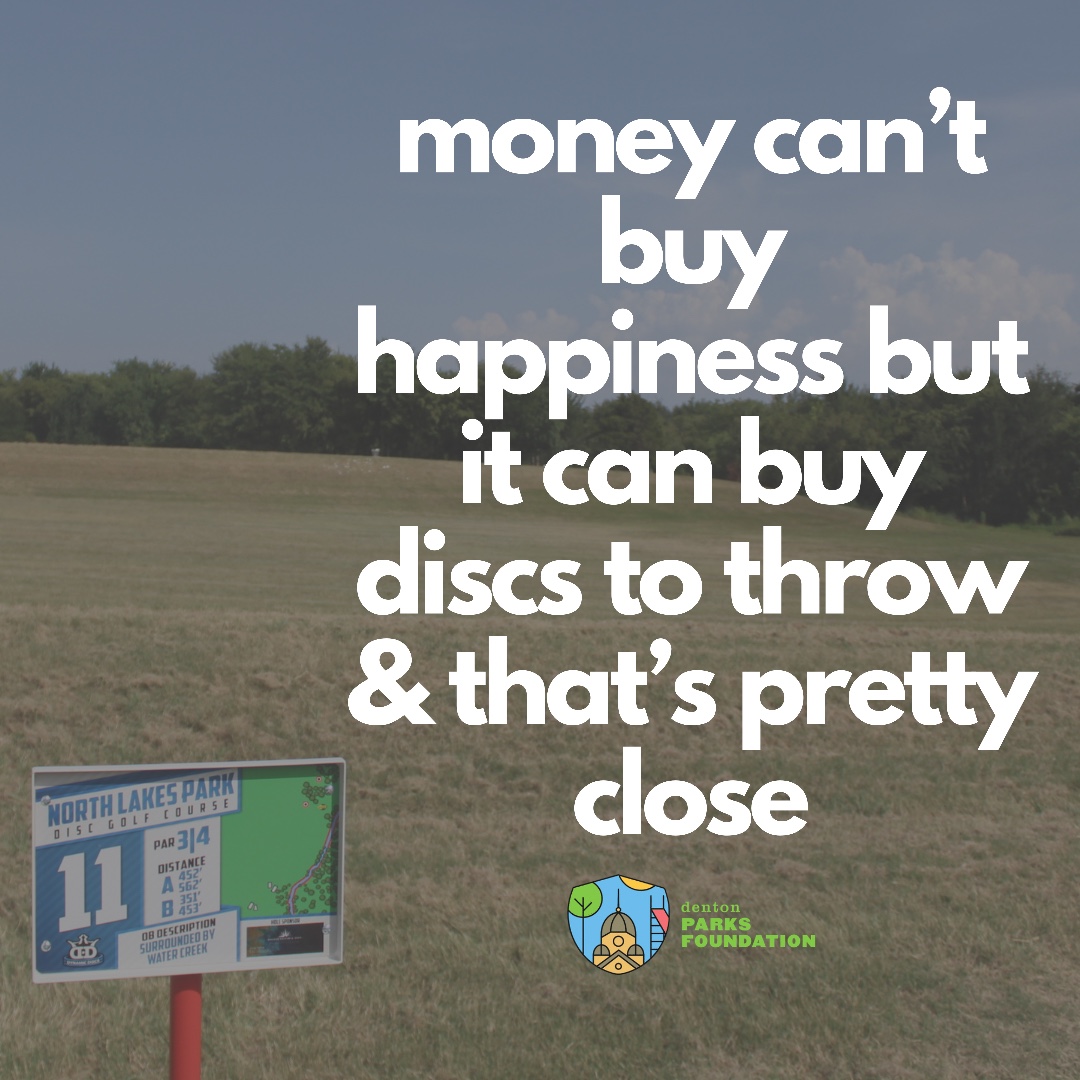 denton_parks's tweet photo. Join us for a morning of happiness this Saturday for the NL Disc Golf Course dedication, thanks to 940 Disc Golf!
Discs and freebies will be flying!
https://t.co/ntSJYHtGww
#makeparksbetter https://t.co/GC41iBdOrq