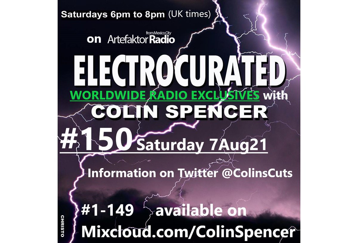 ColinsCuts's tweet image. #EXCLUSIVE

#MechanicalCabaret
&apos;Bus Stop Stripper (Tongue In Cheek Mix) By #DaveTheKeys/#Komputer&apos;

gets its #worldwide unveiling on #ELECTROCURATED #150

@ArtefaktorRadio
Sat 7Aug21
6-8pm (#UK times)

#DiscoverAndRemember @Roi_MCabaret

Catch-up #138
▶️mixcloud.com/ColinSpencer/e…