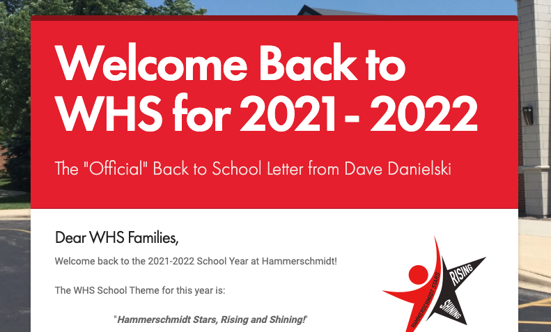 Welcome to the 2021-2022 School Year at Hammerschmidt! smore.com/6bg12