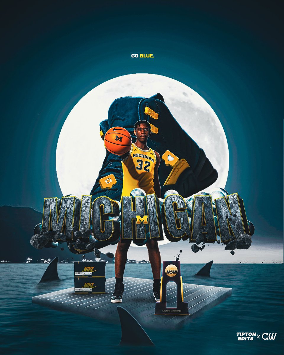 JoeTipton's tweet photo. 2022 four-star Tarris Reed has committed to Michigan, he tells @on3recruits. 

Top-100 Prospect. 6-10 Center. 

Story: https://t.co/TEQShWprFz https://t.co/RsIwiEui2X