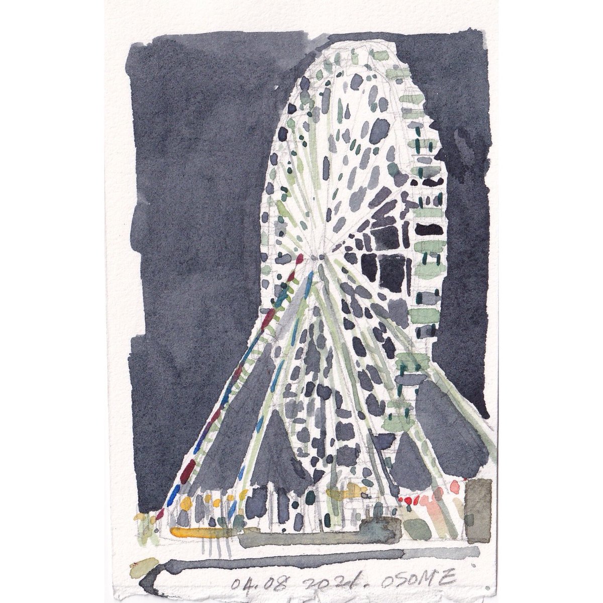lilosome's tweet photo. 오늘의 수채화
#osome
#watercolor
#오늘의수채화
#pleinair https://t.co/4XSTK8N8db