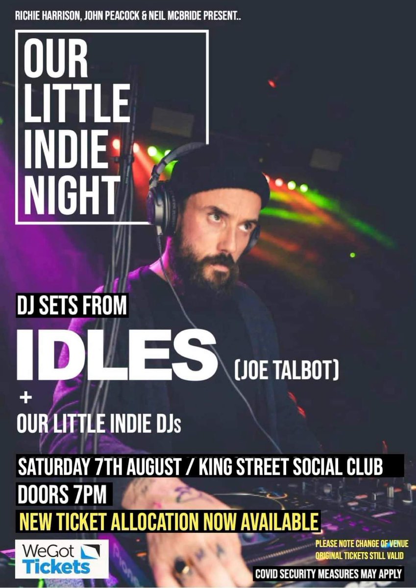 OLINTVOfficial's tweet photo. Get down to North Shields for Joe Talbot's @idlesband immense DJ set this Saturday.... LAST FEW TICKETS>>> https://t.co/2VS8oJbQMi

#idles #idlesband #joetalbot https://t.co/Js7vO6mbvb