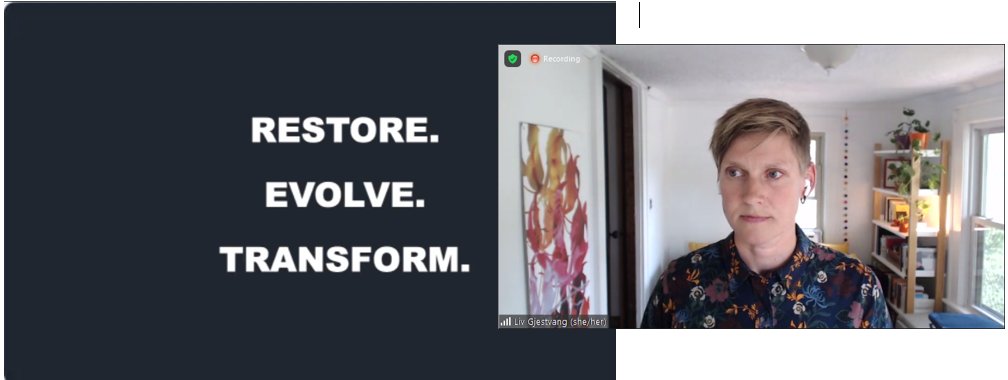 Wonderful presentation by <a href="/livgjestvang/">Liv Gjestvang</a> “Institutional Transformation: Access, Empathy and Sustainable Pace” this afternoon at @uwdepd #uwdtl.