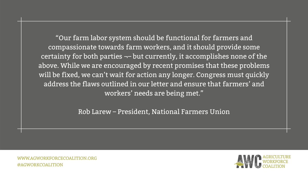 .<a href="/SenatorRounds/">Senator Mike Rounds</a> our nation’s farmers, ranchers and growers need you to fight for them and help find a legislative solution to the ongoing labor crisis in American agriculture. Learn how you can help here: bit.ly/Ag4Immigration #Ag4Immigration