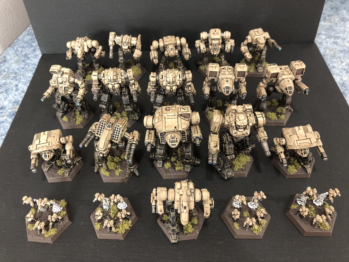 nostromodamus's tweet image. Clan Wolf Beta Galaxy Trinary+ #battletech #clanwolf #catalystgames @catalystgamelab