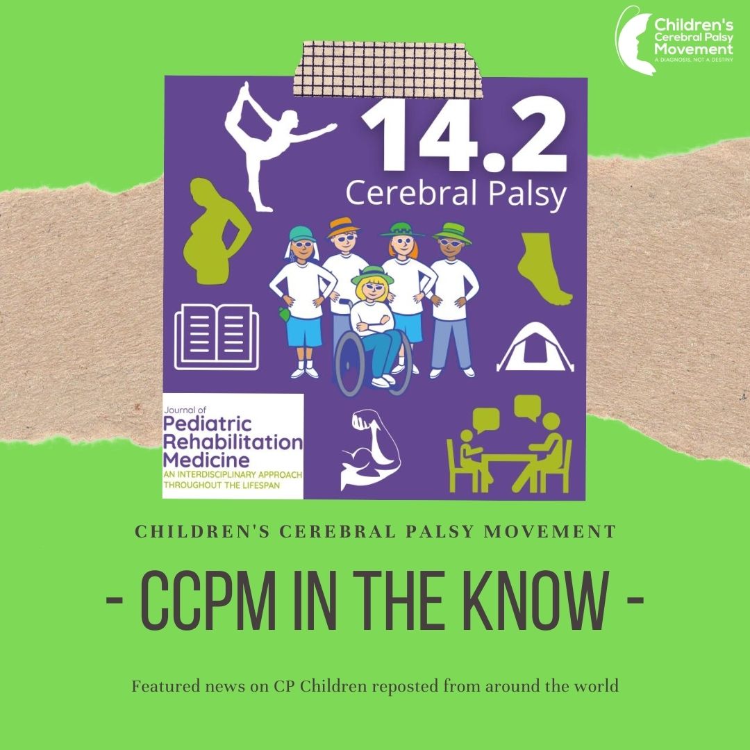 Read what this special issue of the Journal of Pediatric Rehabilitation Medicine has to say!

Recognizing health disparities among children with CP is necessary for understanding potential risk factors for CP...

Read Full Article Here: zcu.io/PzqH