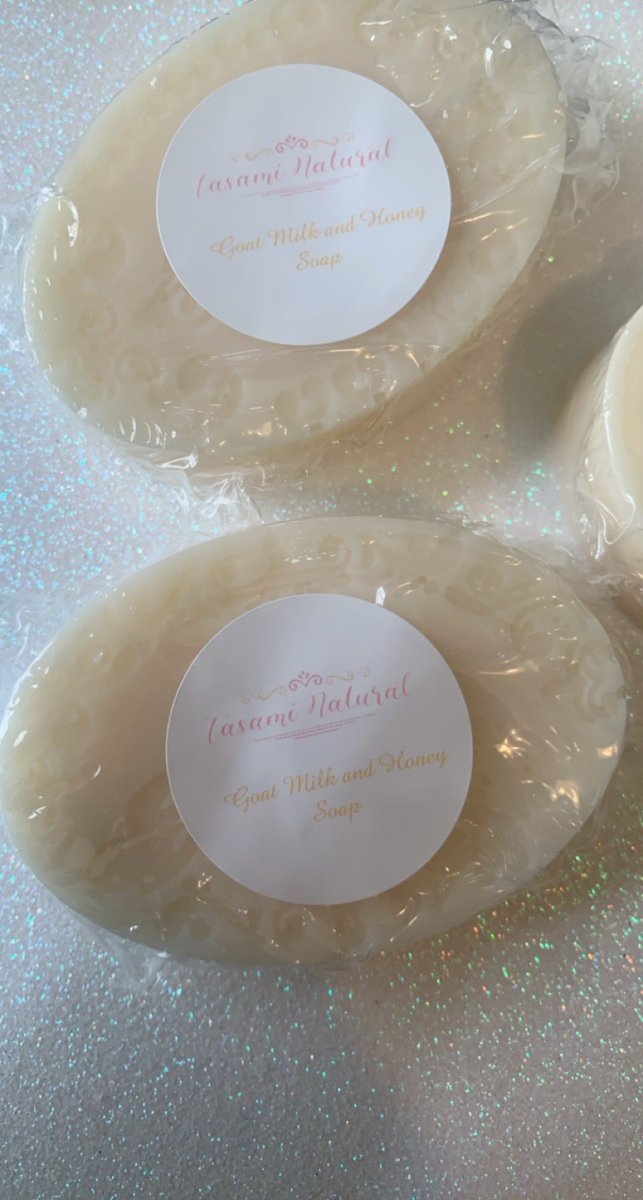 NaturalTasami's tweet photo. Are you in the market for a gentle cleansing soap?
Rich in nutrients, nonscented, non-dyed?
Look no further !
Goatmilk is wonderful for dry skin, eczema and psoriasis.
Honey is a natural antibacterial agent and humectant
Cocoa butter a rich moisturizer 
https://t.co/2O194or1Se https://t.co/pLnYkpU1Bn