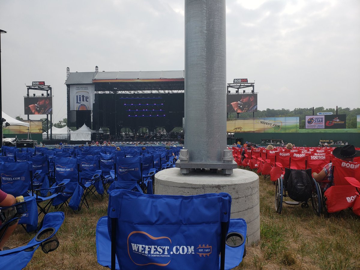 Well <a href="/wefestmn/">WE Fest</a> and <a href="/LiveNation/">Live Nation</a> you are now 0-2... thanks for moving our group back 20 rows and seating us behind a pole...