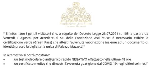 AstiMusei's tweet photo. ⚠️ ATTENZIONE ⚠️ https://t.co/xAYjoCIinI