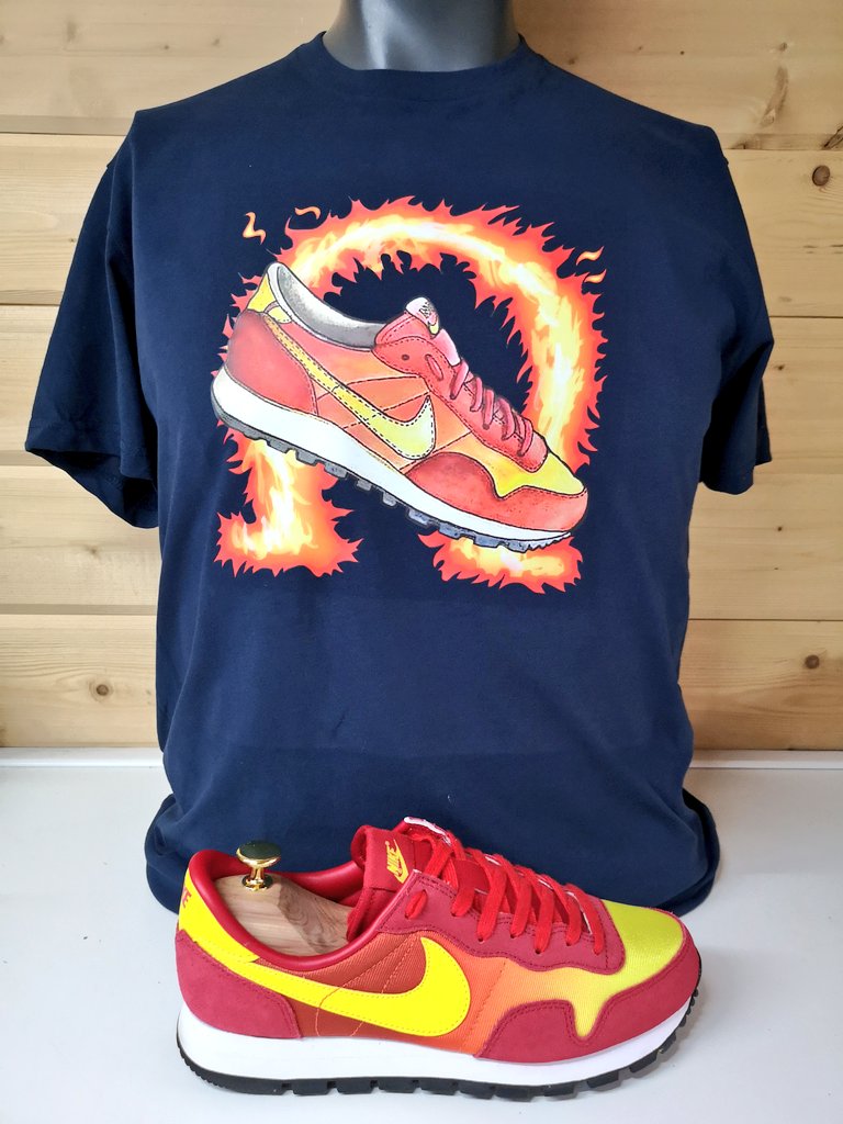 Company Suisse 🇨🇭 on Twitter: "Nike Omega Flame T Shirt 🔥 Available to order by DM. You can choose the colour of your tee for print to go on. Tees £