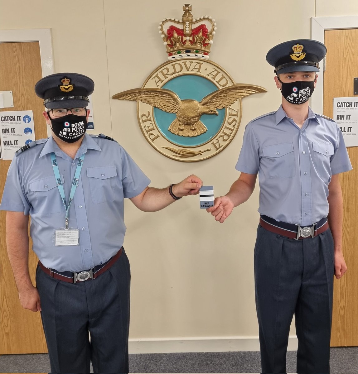 2311_RAFAC's tweet photo. ⚠️PROMOTION POST ⚠️

After a selection process of Wing and Regional interviews, we are delighted to announce that CI @robert_weddle was appointed this afternoon with a Queen’s Cadet Forces Commission and now takes up the rank of Acting Pilot Officer. https://t.co/m0yON62ey9