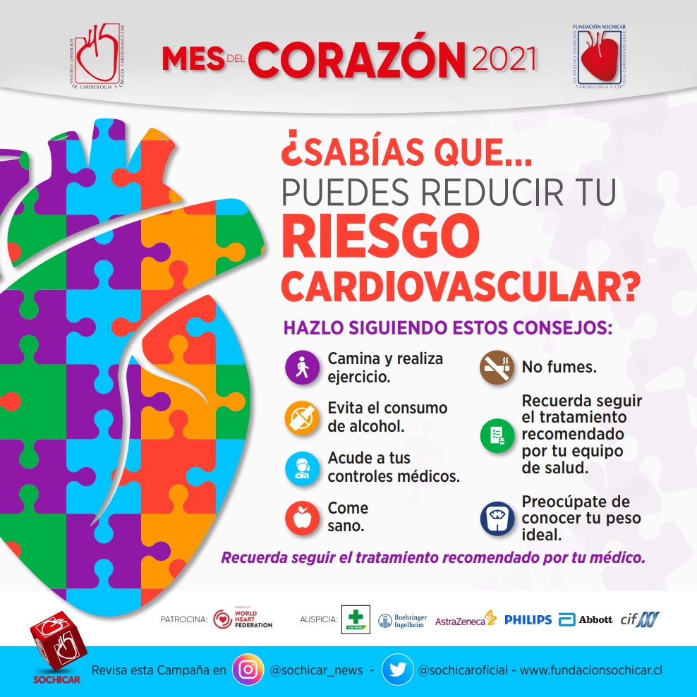 🚭¡Cuidar tu corazón es cuidar tu vida! 
Durante #Agosto el #MesDelCorazón junto a <a href="/Sochicaroficial/">Soc. Chilena de Cardiología</a> te estaremos entregando consejos para cuidar tu salud cardiovascular y ayudando a fomentar hábitos de vida saludable.

¡Protégete y previene enfermedades al 💓!
#Iquique #Tarapacá