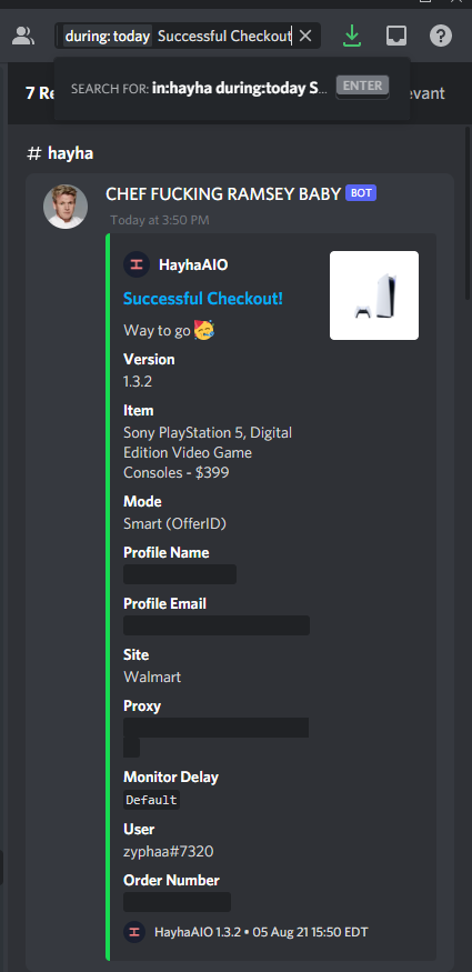 zyphaa (@zyphaa) on Twitter photo <a href="/ReactProxies/">React Proxies</a>
<a href="/HayhaBots/">Hayha Bots</a>
Was at the bank so could only run for 2 waves. Lets see if they ship๐คทโโ๏ธ <a href="/ReactProxies/">React Proxies</a>
<a href="/HayhaBots/">Hayha Bots</a>
Was at the bank so could only run for 2 waves. Lets see if they ship๐คทโโ๏ธ