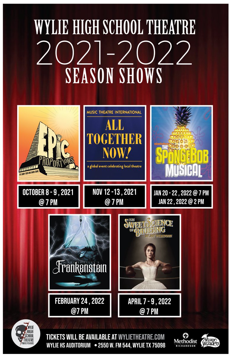 #wylietheatre Season Announcement!