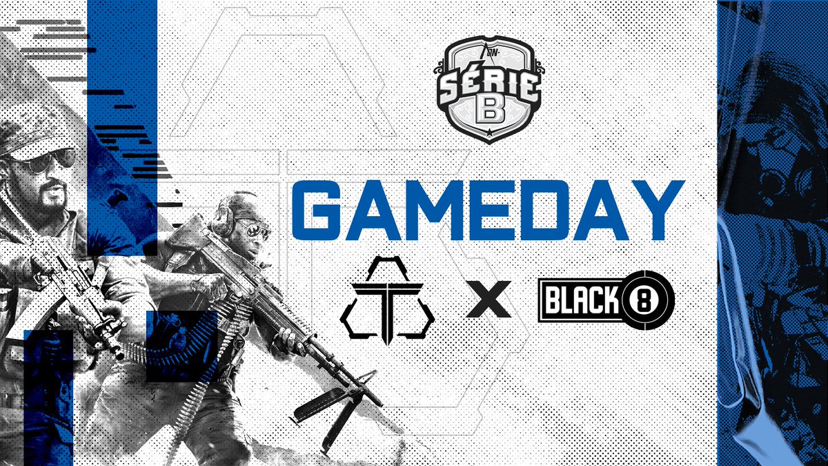 SÉRIE B! 🏆

Hoje teremos um dos confrontos mais importantes e talvez seja o jogo mais decisivo para a nossa equipe se manter na liderança.

⏰ 21h
⚔️ <a href="/Black8Team/">B8</a> 

Bora encaçapar os adversários, equipe tática! #GoTactical