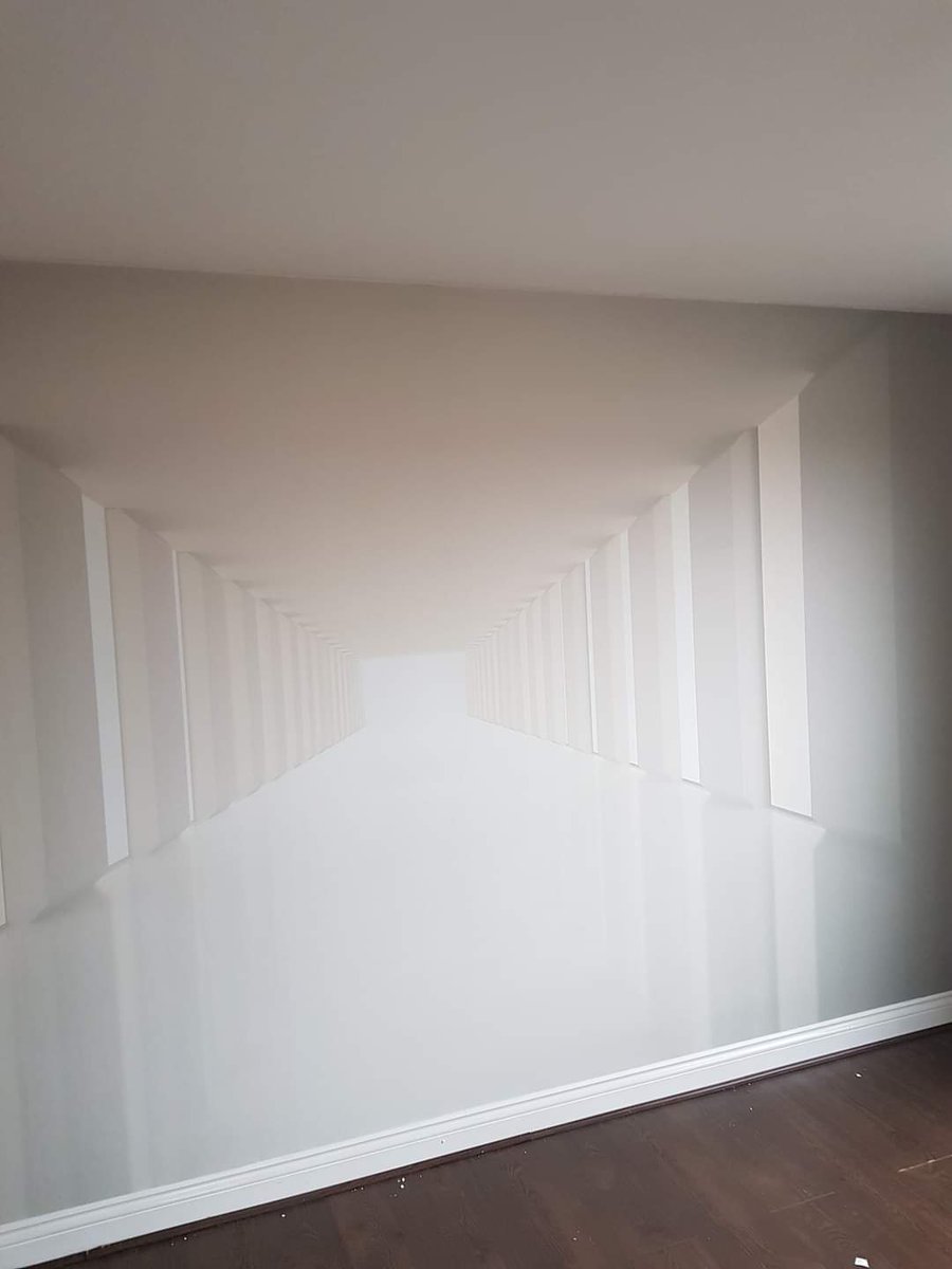 digitaldecors's tweet image. A wallpaper mural fitted to make the room look bigger.
#Glasgow #interiordecor #Paisley #scotland