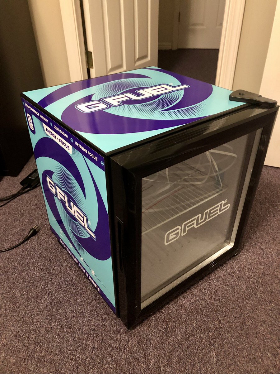 BoxedSet64's tweet image. Thank you @LudwigAhgren and @GFuelEnergy for the awesome fridge! It will go to good use 😄