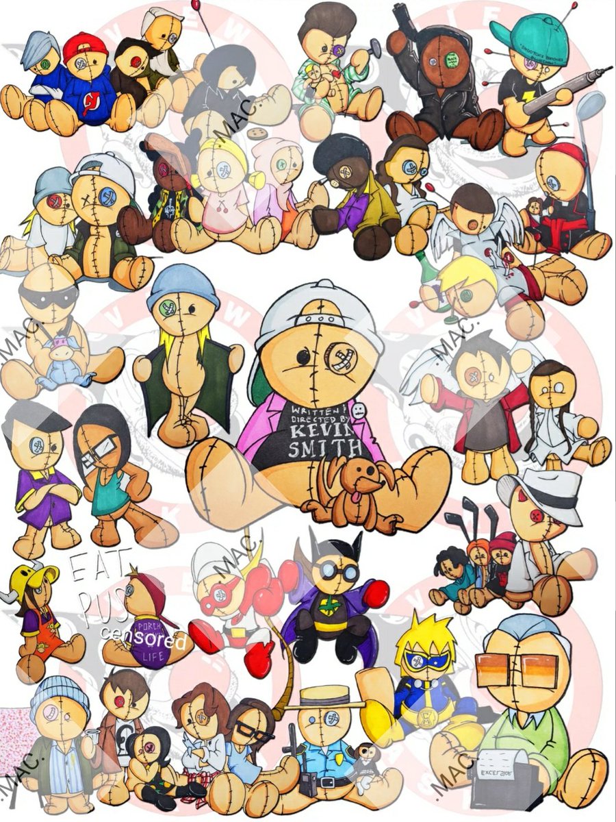 DisgruntledProj's tweet photo. Thanks to @ItsChupps this collage is fit to print. Featuring, amongst others, @ThatKevinSmith @JayMewes @mingchen37 @michaelzapcic @sundayjeff @TellEmSteveDave @BrianCOHalloran @rosariodawson @aparnabrielle @ThatClerksGirl @EthanSuplee @SirJeremyLondon @HamillHimself #fanart https://t.co/QelD9aZaR2