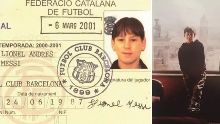 _BeFootball's tweet photo. Lionel Messi rejoignait la Masia à l'âge de 13 ans.

L'histoire a pris fin aujourd'hui, le 5 août 2021. https://t.co/mRcNNIeC27