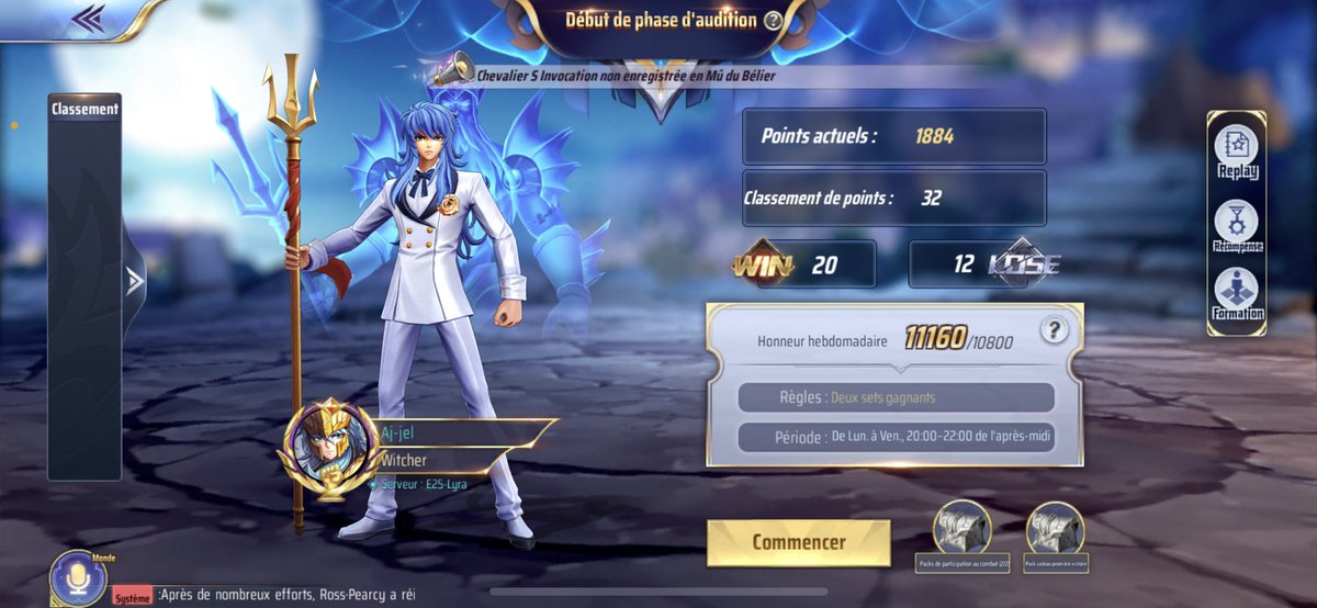 WitcherSsa's tweet image. Une belle soirée de merde ! On as affronter pas mal de gros 
Faudra jouer demain