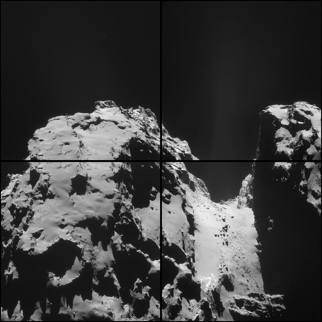 ActuSpatiales's tweet photo. 🛰️🇪🇺 - Ce jour-là en 2014, et précisément à cette heure-là (11h29), la sonde #Rosetta arrive à destination de la comète "Tchourioumov-Guérassimenko" (#Tchouri) après 10 ans de voyage. https://t.co/CaVXiNHeQE