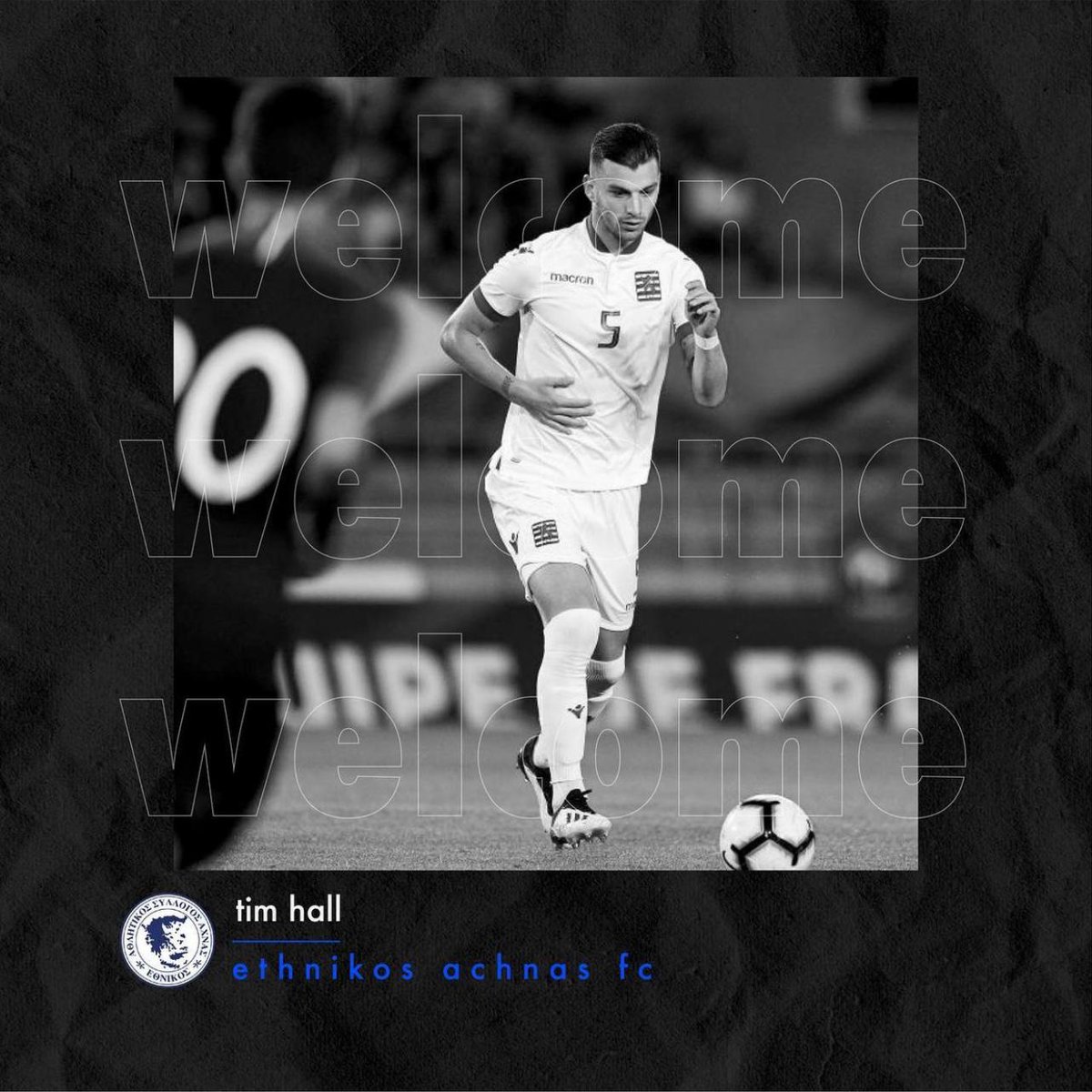 TimHall34's tweet photo. Excited for the New challenge. @EthnikosAchnas @ProhorizonsG https://t.co/5OzQnQ3mHR