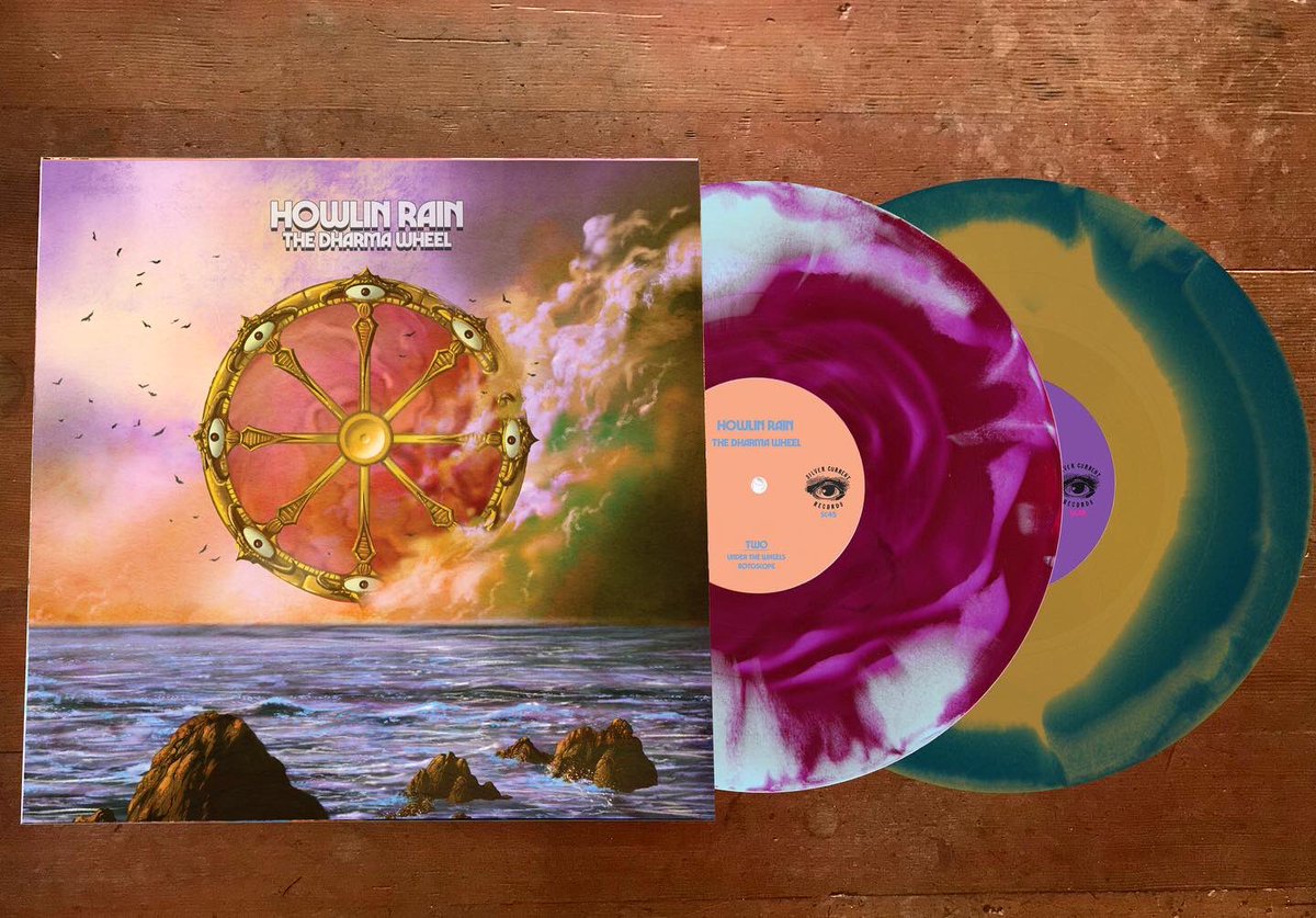 howlinrain's tweet photo. Also if you have not yet ordered your copy of The Dharma Wheel and would like to bag one of the limited edition vinyl variants exclusive to the Silver Current Bandcamp site before they are gone, BCFriday is the perfect time to do so... just sayin. 🤷🏾‍♂️ https://t.co/UUQl6w9Eav