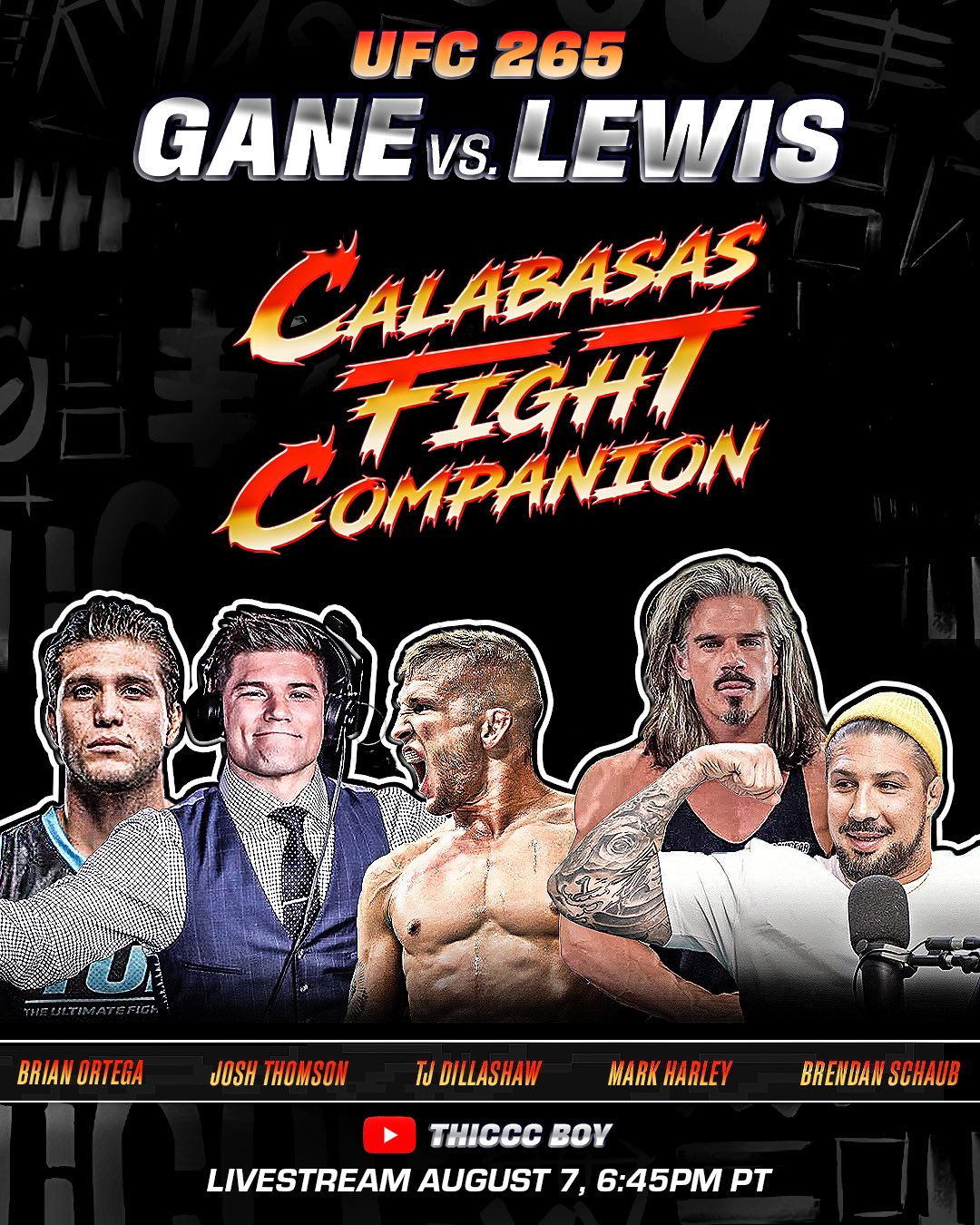 Brendan Schaub on Twitter "This Saturday! Calabasas Fight Companion w