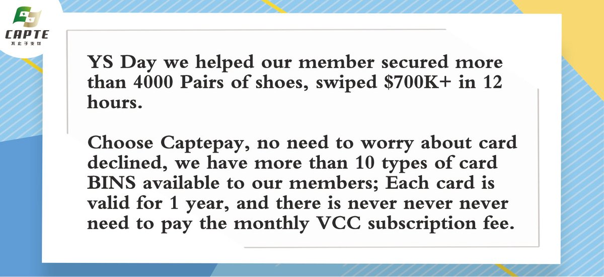 CaptePay VCC tweet media