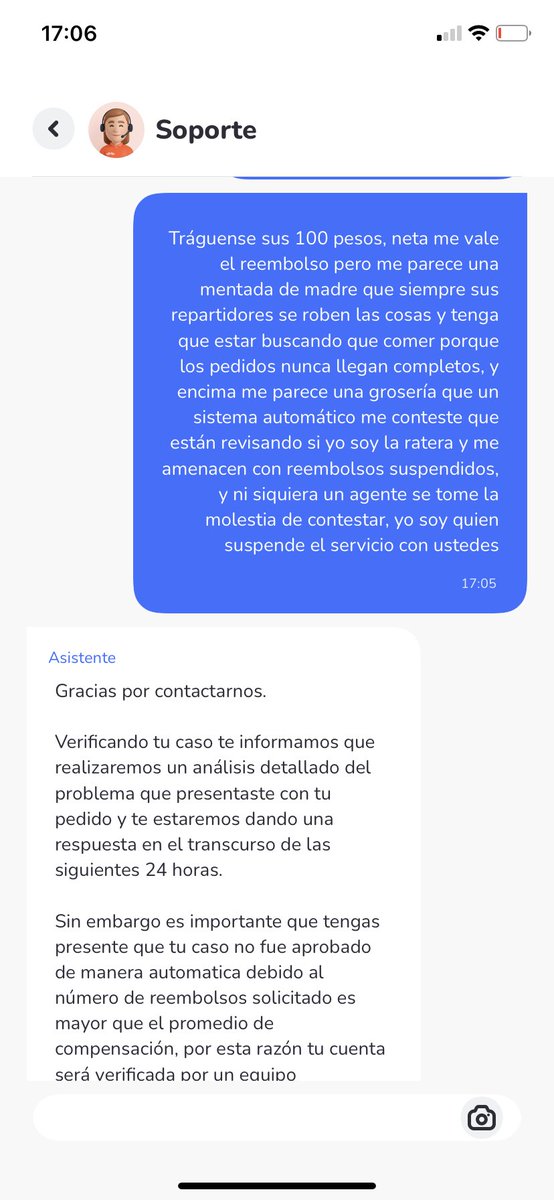 chuckglez's tweet photo. @RappiMexico @RappiColombia @Profeco los pedidos siempre llegan vacíos pésimo servicio https://t.co/MFDVNUoBtV