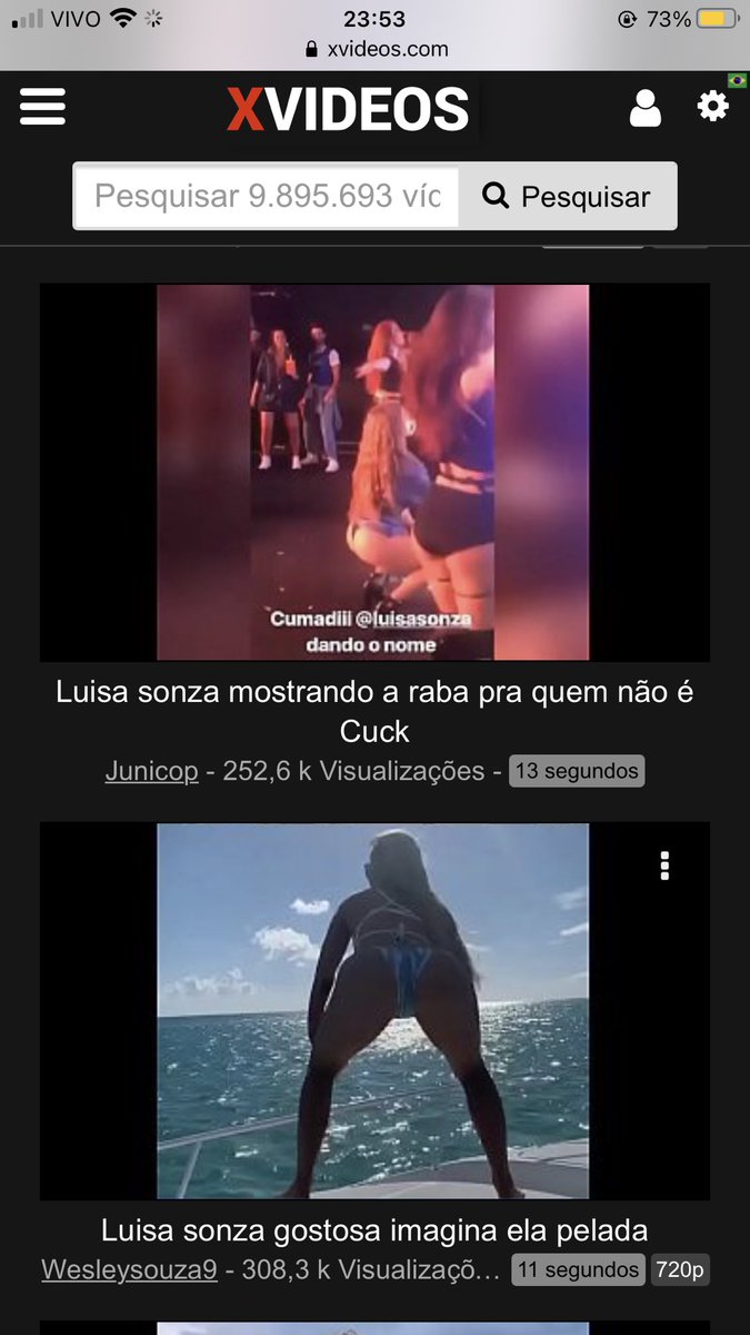 isabelagraton's tweet photo. Lembrando que no Xvideos se você procura Luísa Sonza (assim como várias outras famosas) você encontra coisas desse tipo

Uau que ideia maravilhosa dar mais views pra um site que objetifica mulheres (incluindo ela mesma) e lucra assim 😍 https://t.co/eGZRV372ah
