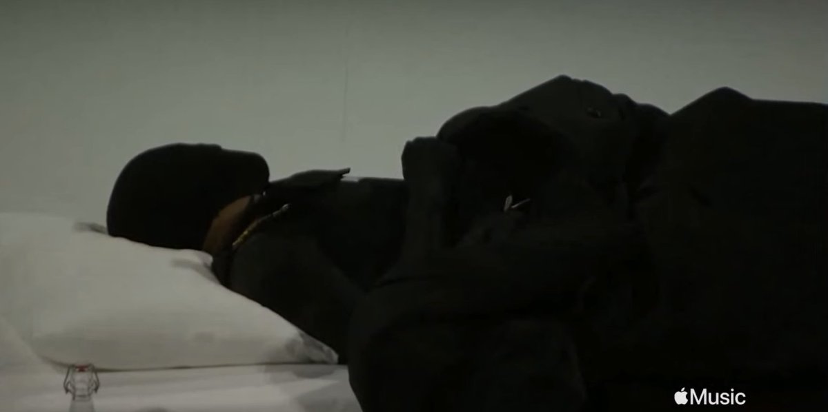 And on track 15, Kanye is taking a nap.