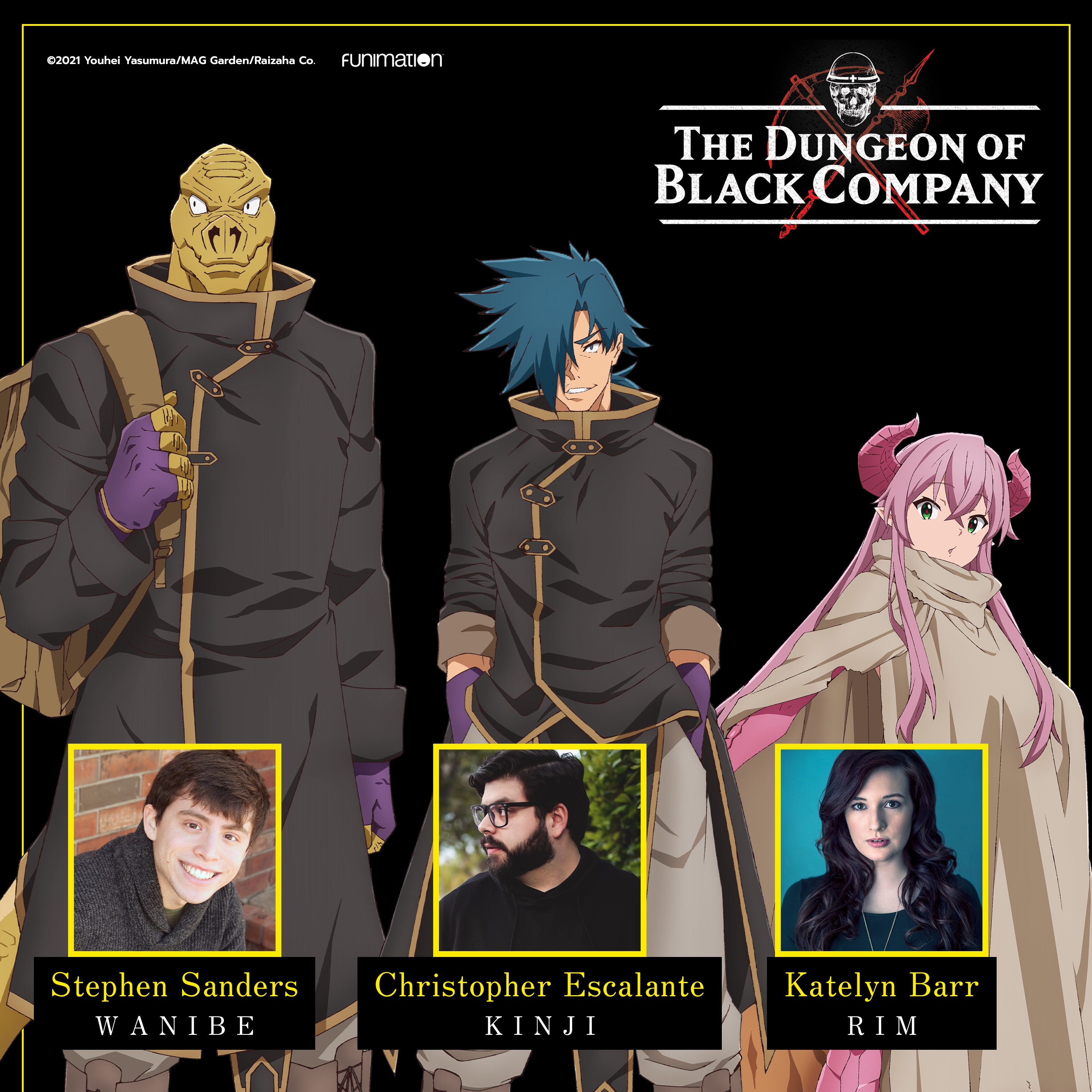 Meikyuu Black Company' estreia na Funimation em breve