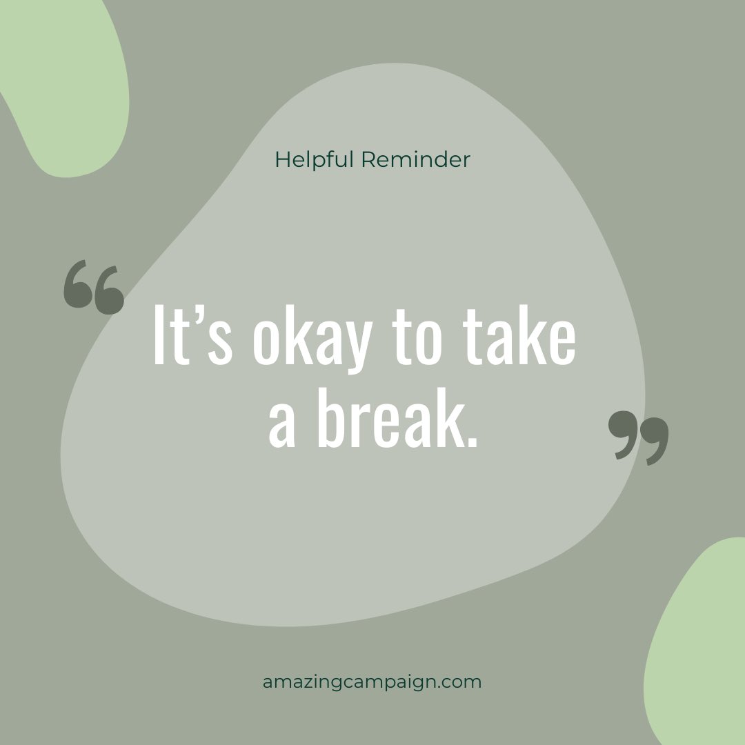 #HelpfulReminder: Life is not a race!