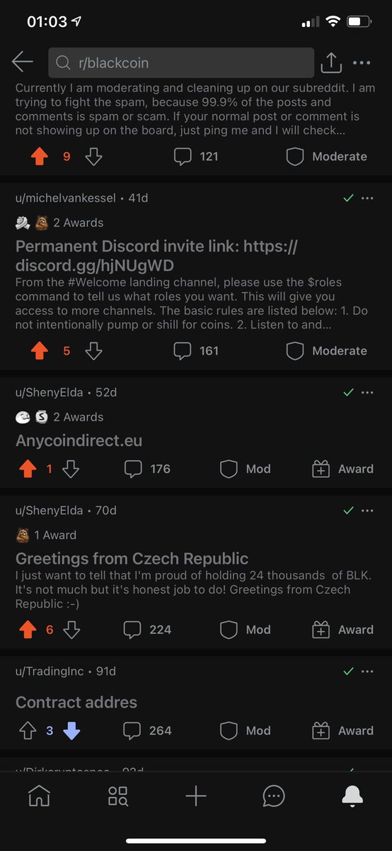 BlackcoinOrg's tweet image. So many comments on the Blackcoin subreddit! #Blackcoin #SpamAttack $BLK
