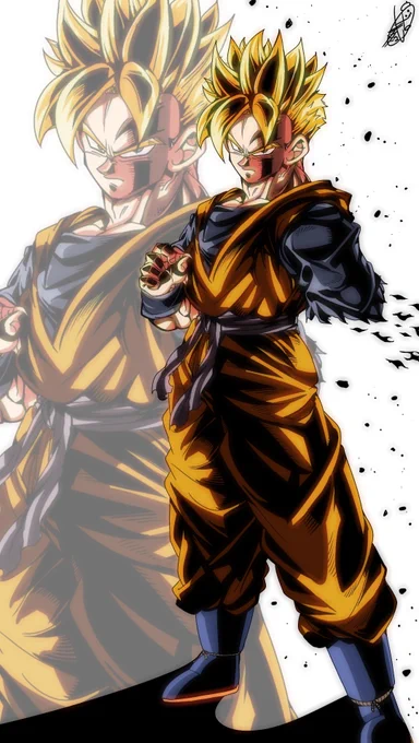 ---DRAGONBALLZ---
未来悟飯(超サイヤ人)
「俺は死なない!!たとえこの身が滅んでも!オレの意思を継ぐ者が必ず立ち上がり!! そして…お前達人造人間を倒す!!』 