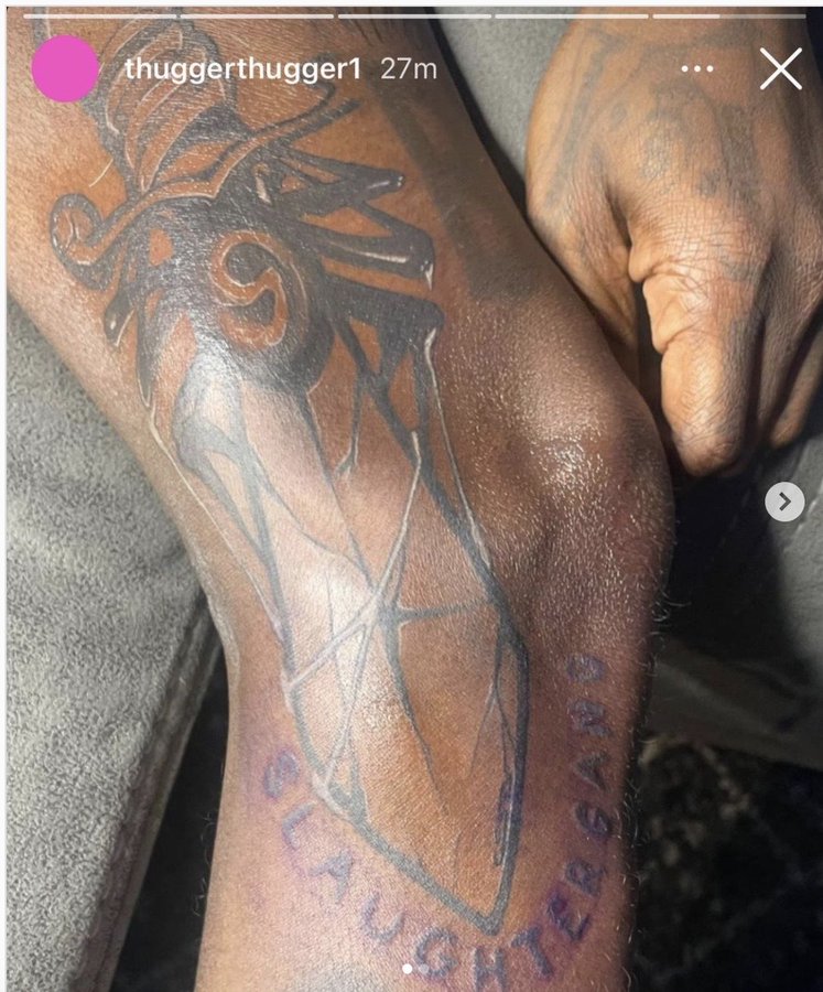 Young Thug Reps For 21 Savage With New Tattoo – 