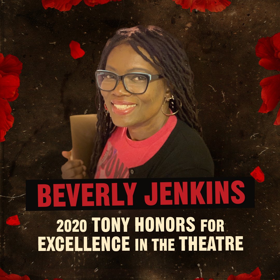 .<a href="/TheTonyAwards/">The Tony Awards</a> have chosen our extraordinary Production Stage Manager, Beverly Jenkins, to receive a 2020 Tony Honor for Excellence in the Theatre! We're honored to have Beverly, one of the most accomplished &amp; loving Stage Managers on Broadway, as part of the Hadestown family.