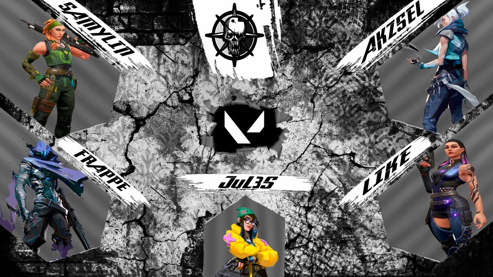 Nos alegramos en presentarles el roster oficial de Break Bones #Valorant #LIKE
Con este gran talento lograremos llegar muy lejos.
#BRKBUP #competitive 
Bienvenidos a la Familia de BRKB ☠️