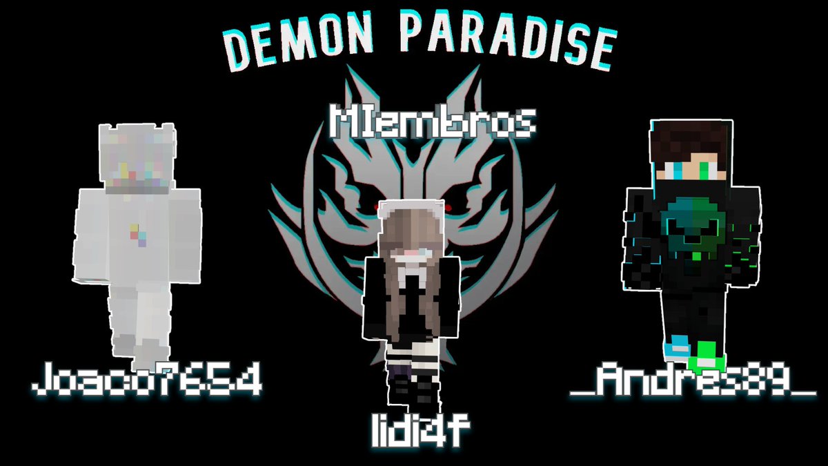 DemonicSMP_'s tweet photo. Vigesima Octava tanda de miembros del Servidor
@AndreGamer78 
@t4r0m3l 
@/joaco7654 https://t.co/yb4Dg25uys