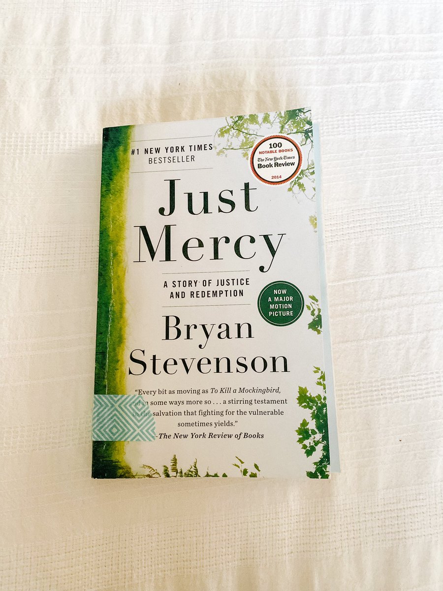 BeccaPetersheim's tweet photo. “The power of just mercy is that it belongs to the undeserving. It’s when mercy is least expected that it’s most potent - strong enough to break the cycle of victimization and victimhood, retribution and suffering.” https://t.co/kijZvTlJ12