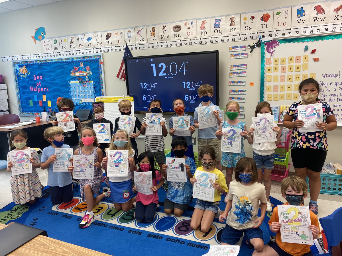 Sarah Fallon (@mrs_fallonmb) on Twitter photo We survived day 1!! πβοΈπ₯°π©πΌβπ« #2ndgradeDLI <a href="/MorrisBrandonES/">Morris Brandon Elementary School</a> @mbpcaps <a href="/APSWorldLang/">APS World Languages</a> <a href="/APSDualLang/">apsDualLang</a> We survived day 1!! πβοΈπ₯°π©πΌβπ« #2ndgradeDLI <a href="/MorrisBrandonES/">Morris Brandon Elementary School</a> @mbpcaps <a href="/APSWorldLang/">APS World Languages</a> <a href="/APSDualLang/">apsDualLang</a>
