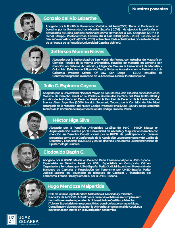 f_ugaz's tweet photo. Mañana es el último día de preventa para inscribirte en el seminario virtual: Nuevas tendencias de la prueba en el Derecho Procesal peruano. No pierdas la oportunidad de aprender de los más destacados especialistas nacionales en materia procesal penal. Los y las esperamos! https://t.co/KcXnvdXYZ0