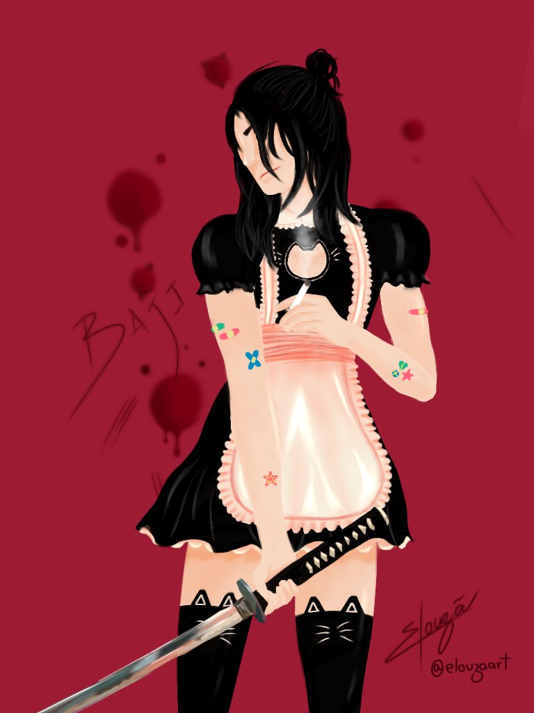 elouzaart's tweet photo. desenhei o baji de maid!!

rt + fav = um adesivo a mais nele https://t.co/T7lWJWEgwn
