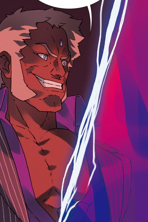 From the comforts of his own realm, he peers into his Reflector to witness the hunters’ progress in #MakaiSaga.

Plenty of the lessers fallen, the high ranking among them backed into a corner. Their corpses shall be the foundation for a new era.