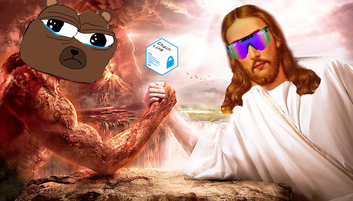 CryptoChrist__'s tweet photo. $LINK bears will be sent to the depths of hell, bulls will flourish and dance on their graves. 🙏 https://t.co/ywFDGF854D