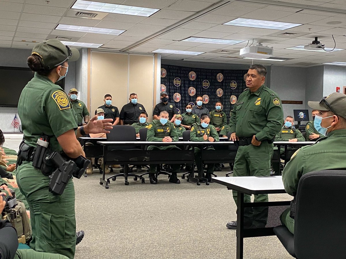 I had the pleasure of visiting the men and women of Laredo Sector at the Laredo North Station. At muster, I was able to have a one-on-one conversation with the agents and support staff that are doing extraordinary work every day. #borderpatrol #usbp #firstresponders
