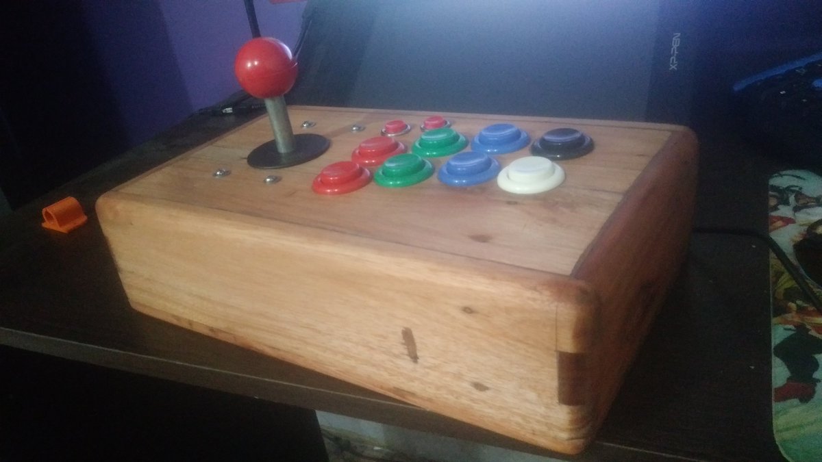 Burned out dev wood working project #2: Arcade stick